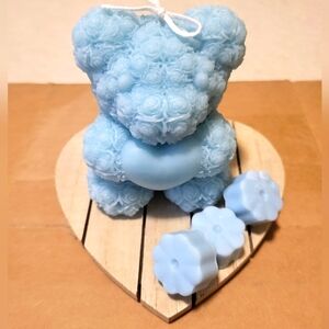 Unscented Candle New Born Baby Boy gift idea Handmade